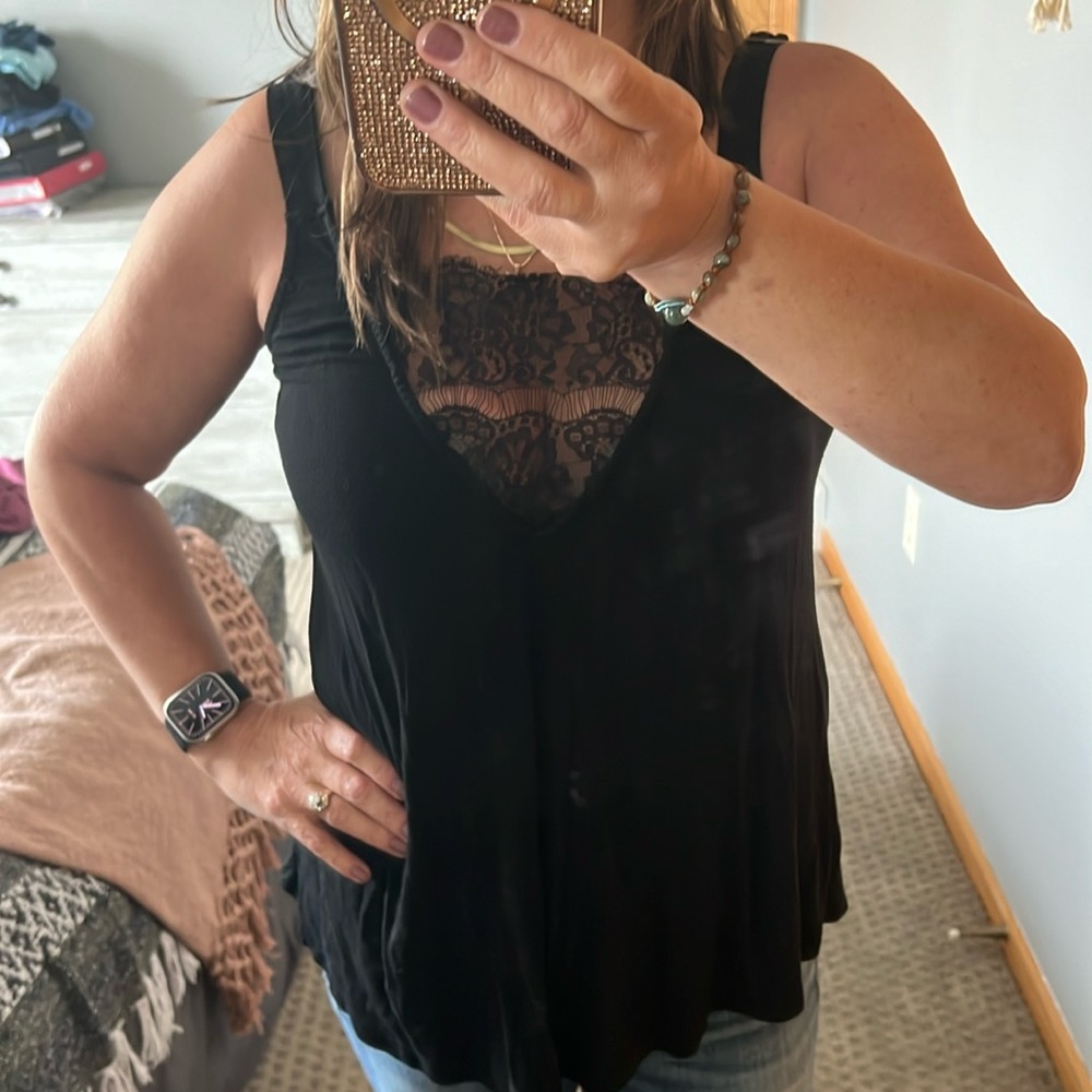 Black dressy tank top